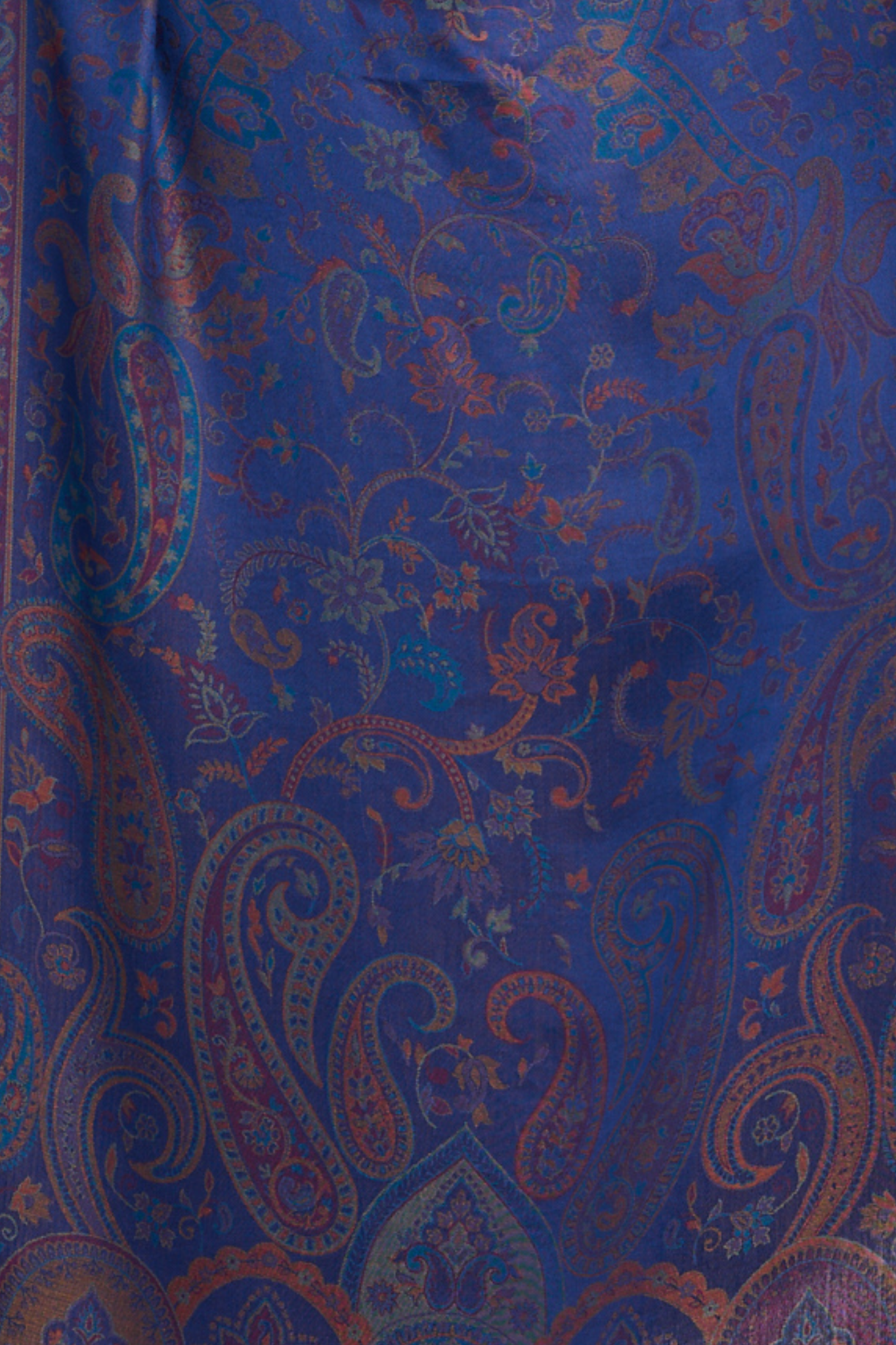 Imperial Paisley Silk Jamawar Scarf