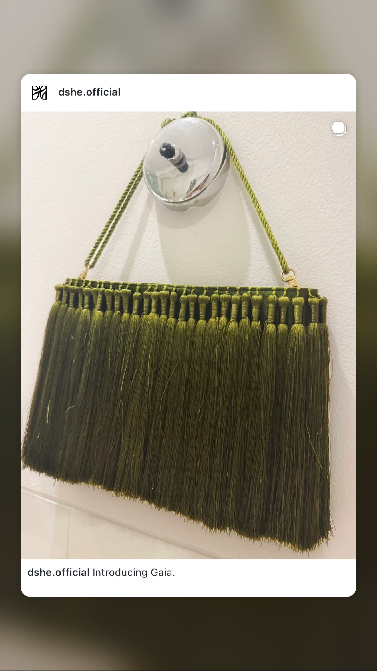 Gaia fringe bag