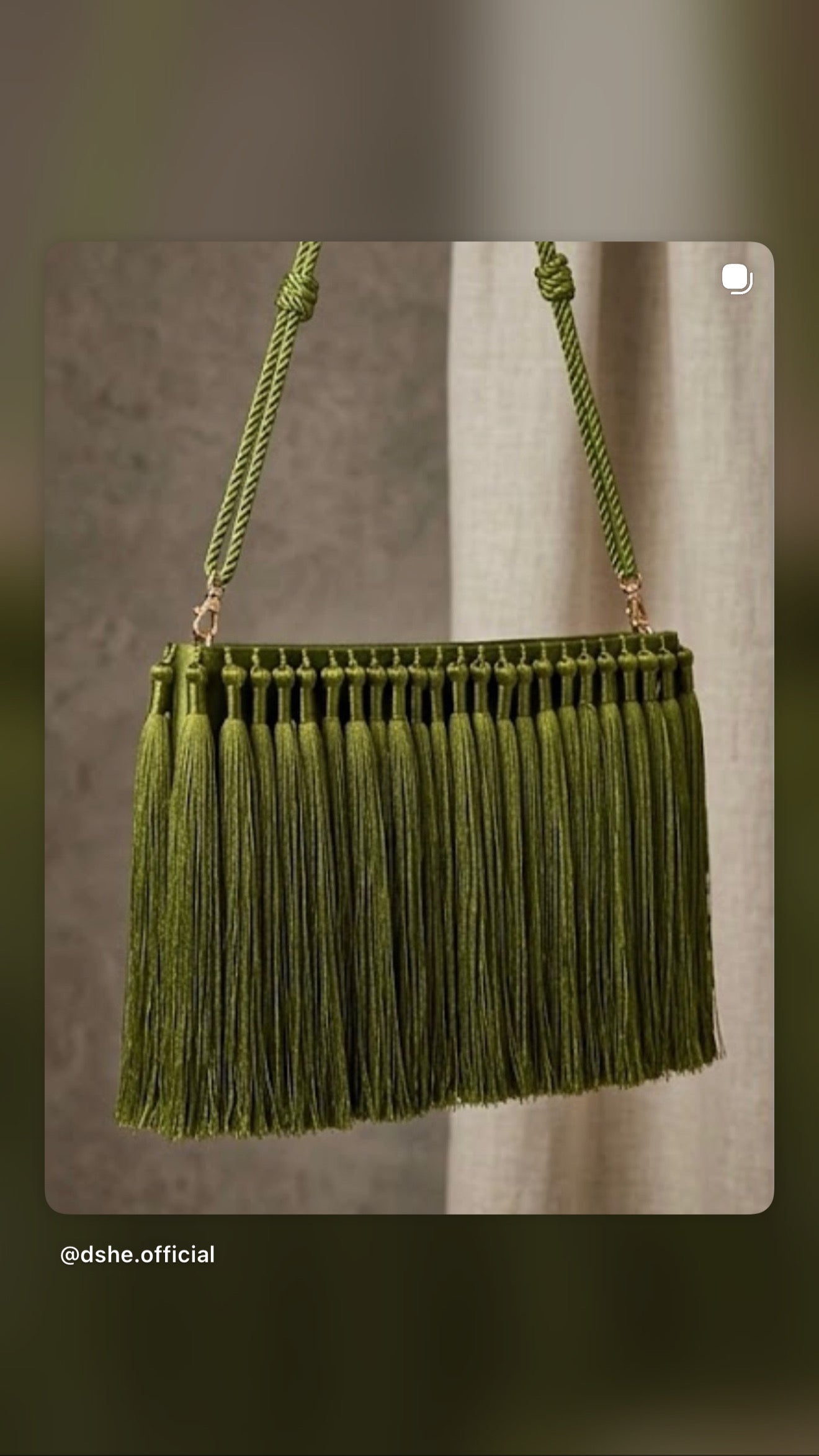 Gaia fringe bag