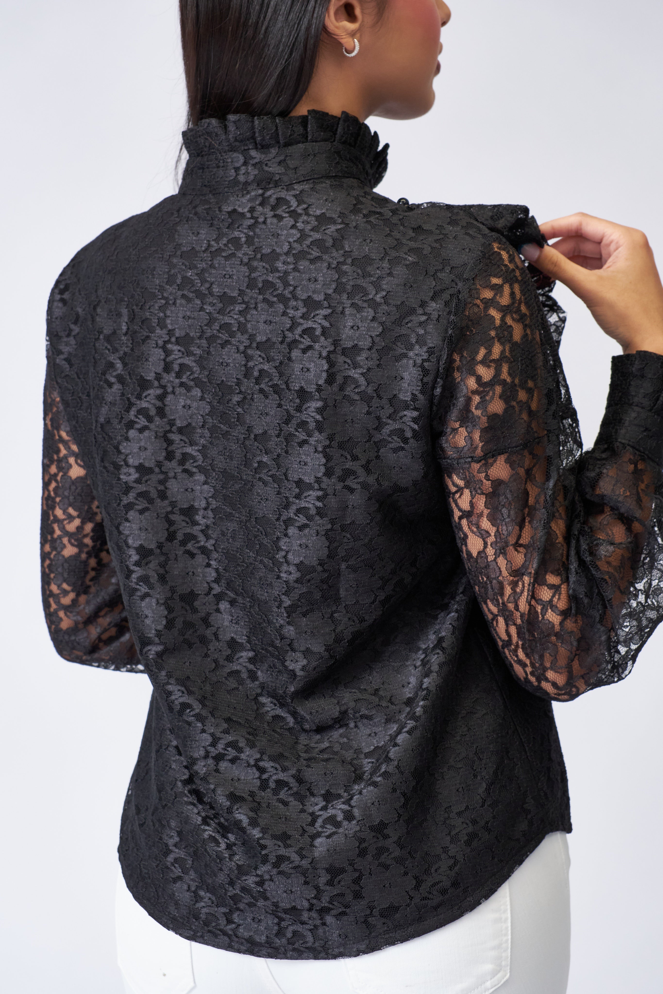 Black Lace Top
