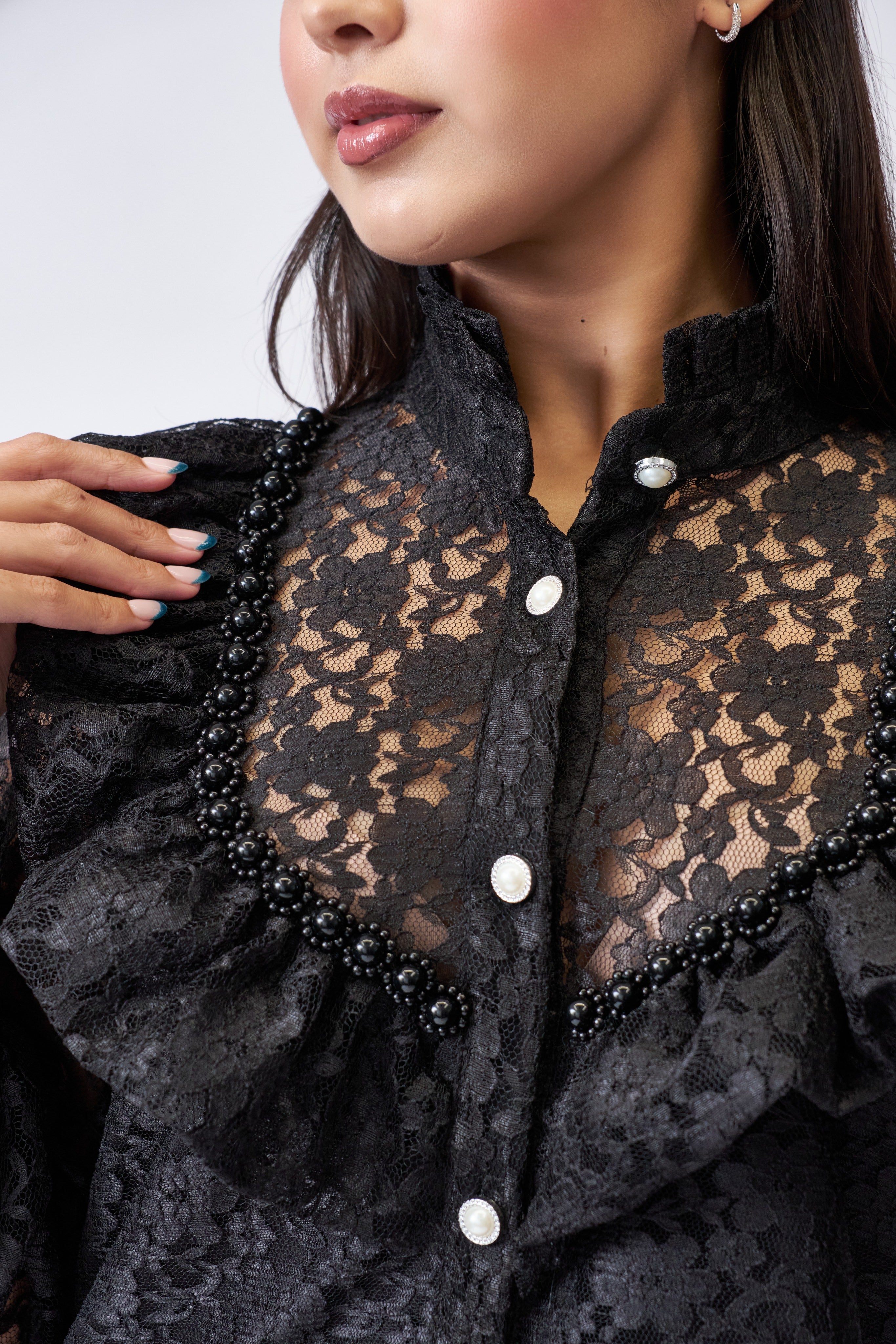Black Lace Top