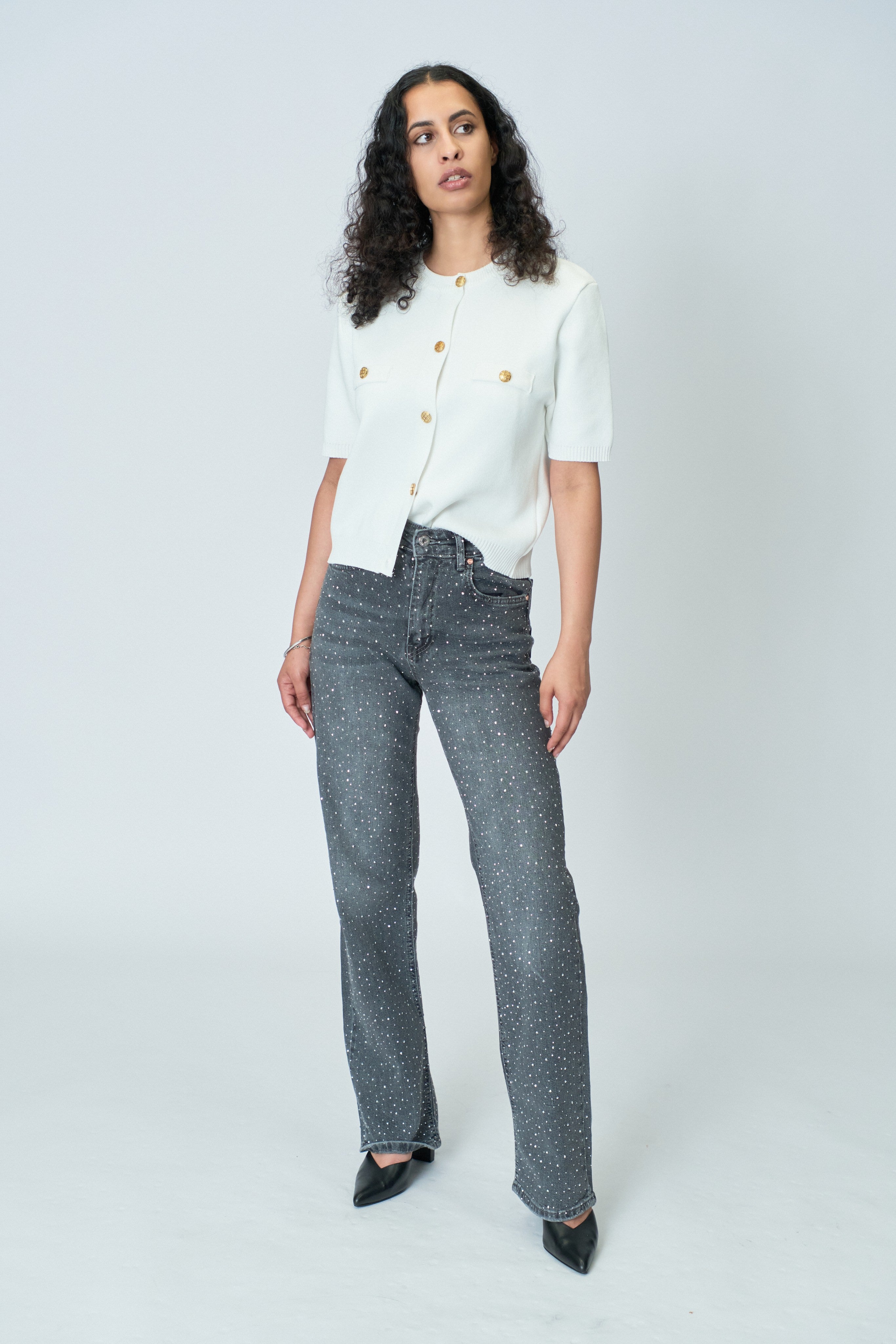 Mango Knit Top