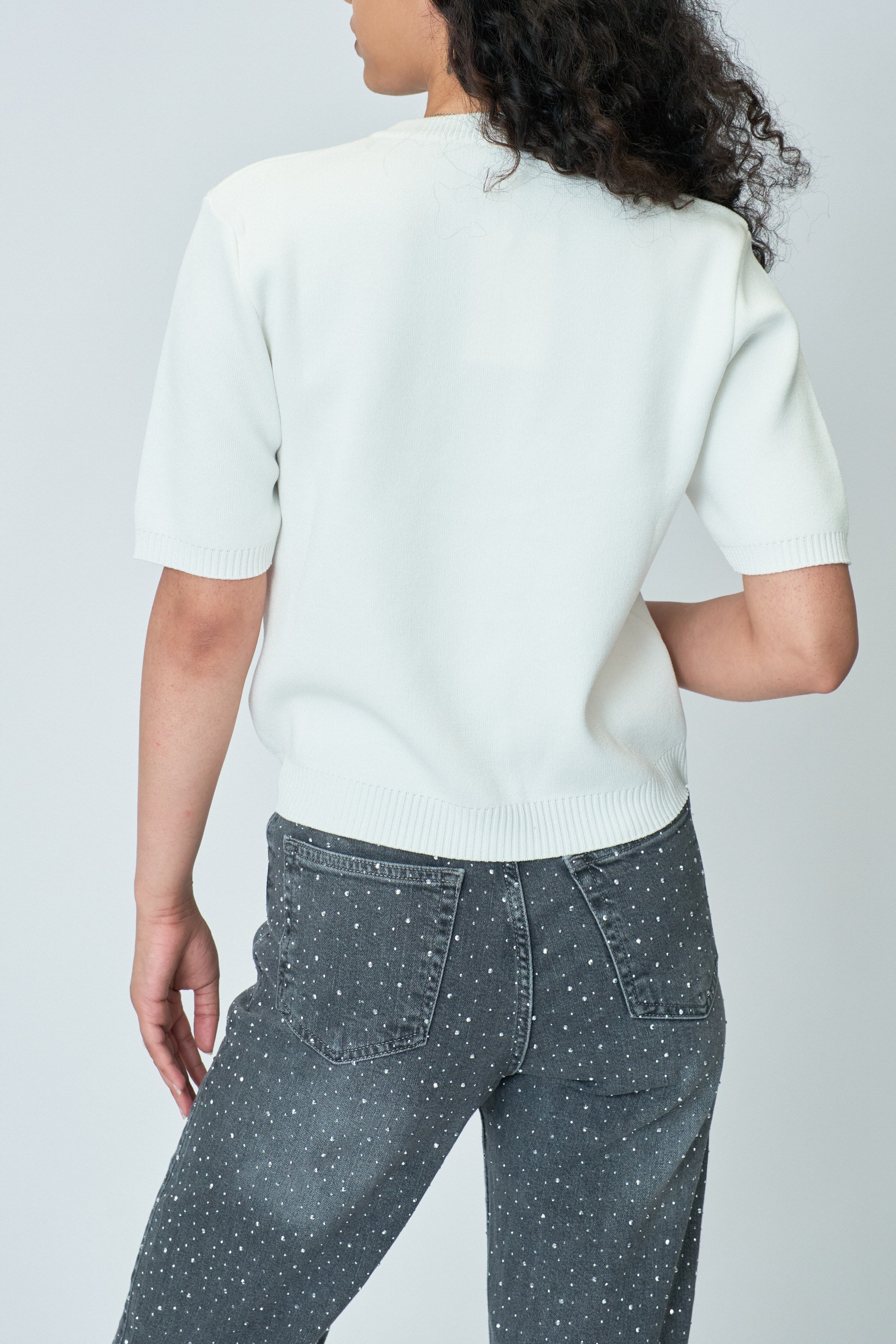 Mango Knit Top