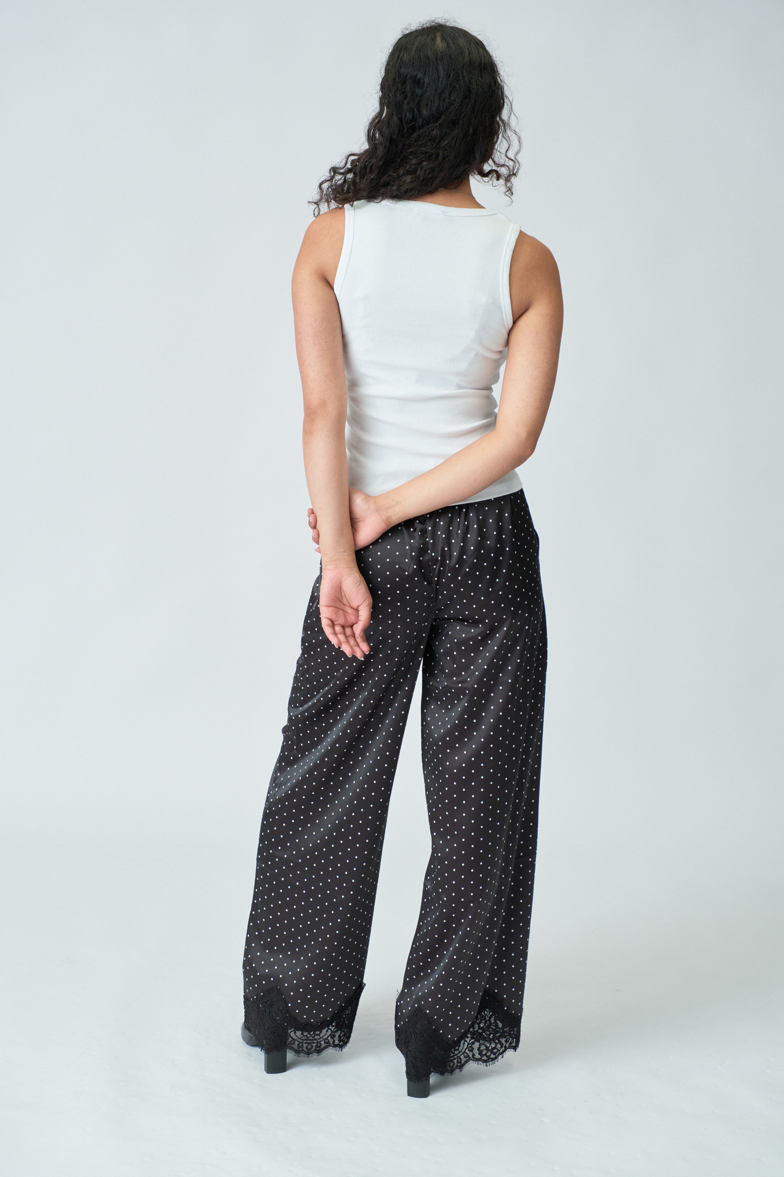 Black polka Pant