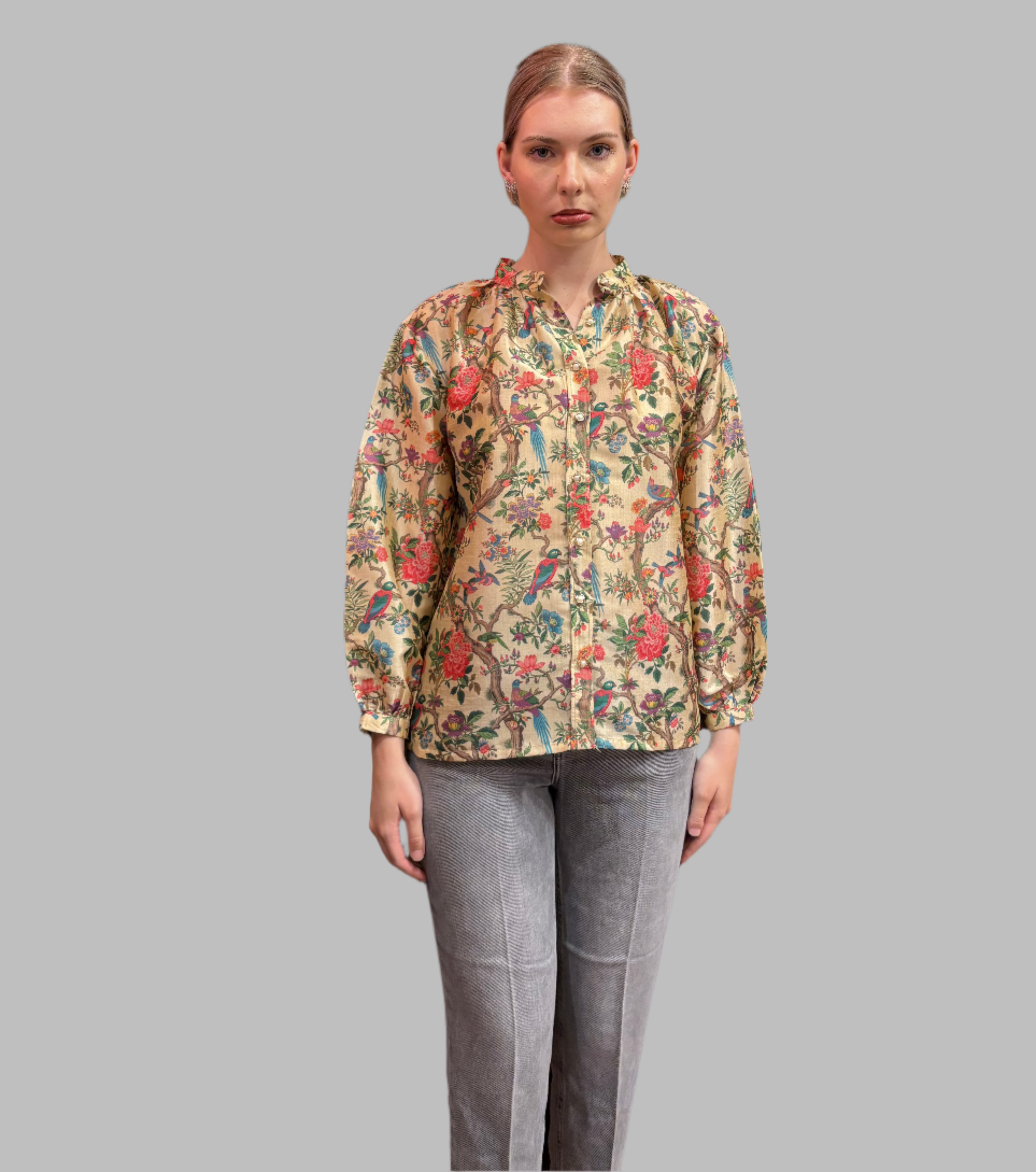 Bageecha (The Garden) Silk Shirt