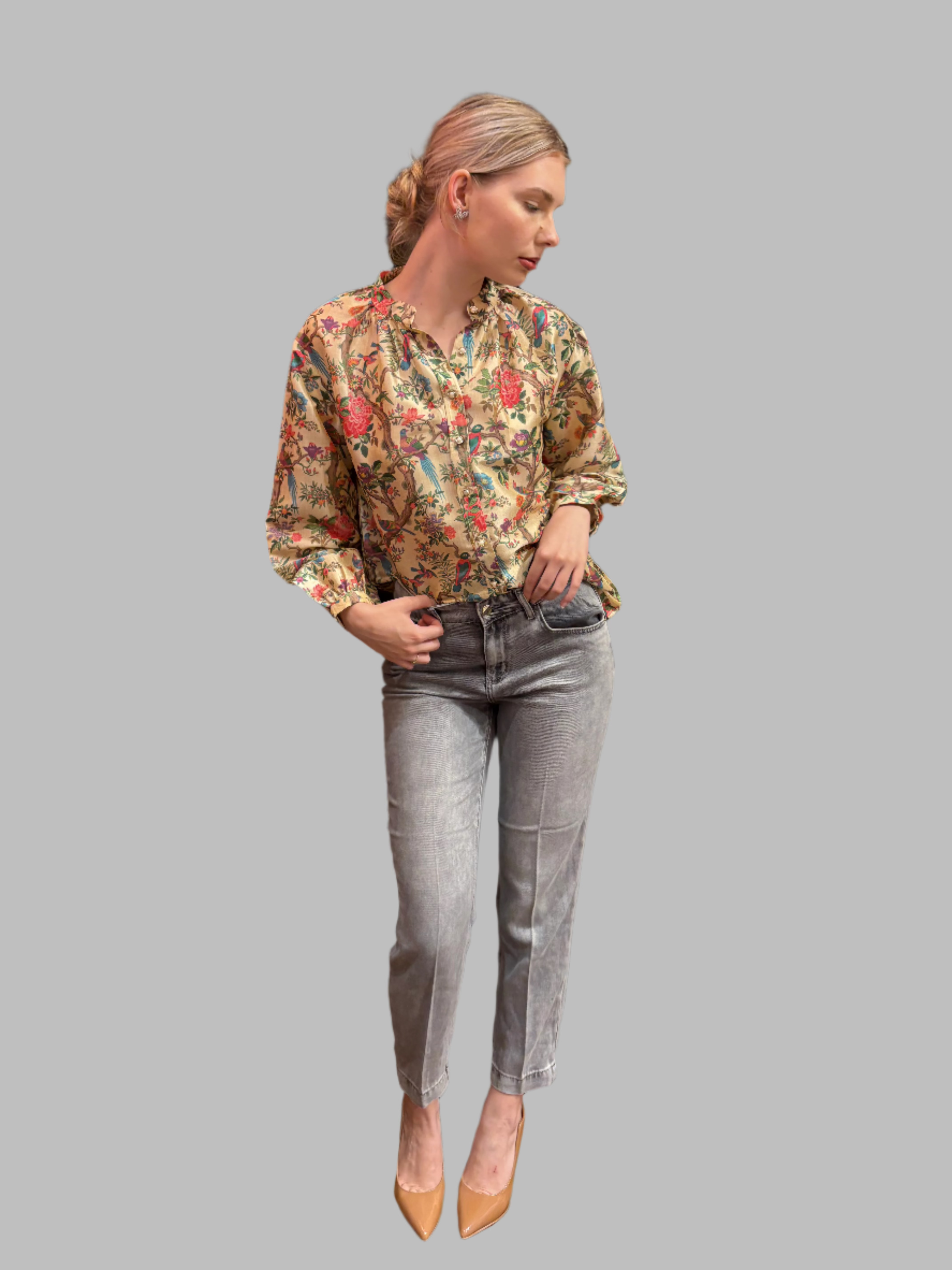 Bageecha (The Garden) Silk Shirt